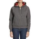 Толстовка женская Burberry короткая, серый - фото 3