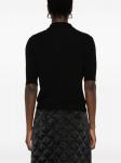 Рубашка поло с вышивкой Moschino, черный - фото 4