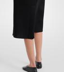 Юбка миди с рюшами Plan C, черный - фото 5