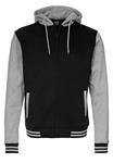 Толстовка на молнии Urban Classics 2-TONE ZIP HOODY, цвет Black/Grey - фото 5