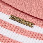 MICHAEL KORS Женский топ кроп розовый/белый - фото 8