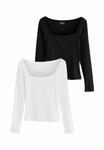 Топ Next 2 PACK ., Black White/Black - фото