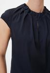 Блузка ORNÉ DE FRONCES comma, цвет navy - фото 4