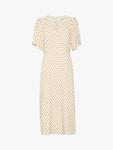 Платье миди Zabby Spot ICHI, Almond Milk - фото 5