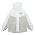Куртка New Balance Windproof Jacket 'White Grey', белый - фото