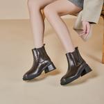 Ботинки Челси женские Gemeiq, коричневый - фото 16