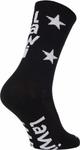 LAWI Велосипедные носки Star черно-белые - фото