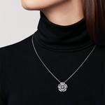 CHANEL CAMELIA 18K White Gold, Diamond Necklaces Women's - фото 8