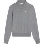 Поло с длинными рукавами Celine, medium серый - фото