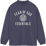 Jersey Long Sleeve Tee Fear Of God Essentials, синий - фото 3