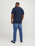 Футболка JACK & JONES PLUS, темно-синий - фото 4