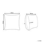 Декоративная подушка Beliani, экрю - фото 3