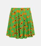 Цветочная мини-юбка Kenzo, Grass Green - фото