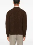 Шерстяной свитер Fursac, коричневый - фото 4