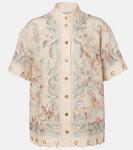 Льняная рубашка Zimmermann, Treasure Map - фото