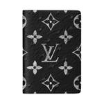 LOUIS VUITTON Кожаный кардхолдер мужской черный - фото 2