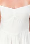 Платье Hollister Co. FLUTTER SLEEVE PINCH BUST MINI SKORT DRESS, White - фото 6