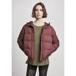 Куртка Urban Classics Hooded Puffer, красный - фото