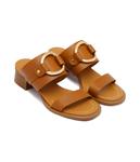 Кожаные тапочки See By Chloe, коричневый - фото 3