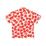 Рубашка с принтом в виде сердечек HUMAN MADE, серый - фото 4