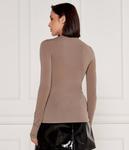 Блуза Pinko MULAN Regular Fit, коричневый - фото 3