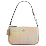 Nolita Coated Canvas Handbag Small Women's Rainbow COACH, gift box set (basic set+yellow box) - фото