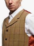 Шерууд твид жилет Guards London, Tan - фото 3