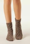 Носки Calzedonia BRAIDED PATTERN, Brown/Mottled Brown - фото