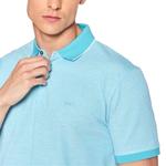 HUGO BOSS Мужская синяя поло - фото 5