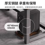 Угловой офисный стол Naijia для двух человек 240x200 см, комплект со стулом - фото 3