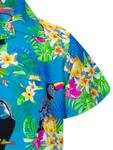 Рубашка King Kameha Parrot Cockatoo, бирюзовый - фото 4