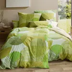 Постельное белье зеленое 1x 155x220 см + 1x 80x80 см Erwin Müller - фото 5