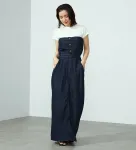 Джинсовая юбка Lee Multi-Way со съемным бюстье, цвет Indigo Blue - фото