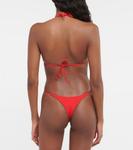 Мини-топ бикини с кольцом Louisa Ballou, Cherry Red - фото 3