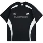 Футболка с рукавом дроп-шиплер унисекс NANDCHN, черный - фото