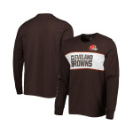 Мужская коричневая футболка с длинным рукавом Cleveland Browns Peter Team Tommy Hilfiger, коричневый - фото 4