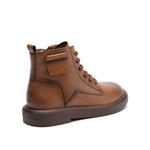 Ботинки женские черно-коричневые ZHR, коричневые демисезонные без подкладки - фото 7