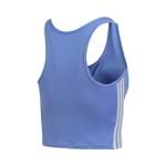 Футболка-топ 3 Stripes Crop Adidas, синий - фото 3