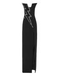 Длинное Платье Гром Philipp Plein, черный - фото 4