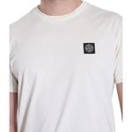 Compass Patch Crewneck T Shirt STONE ISLAND, белый - фото 5