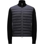 Утепленная куртка из смесовой шерсти Moncler, черный - фото