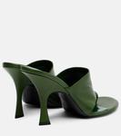 Кожаные сандалии-танкетки Magda Butrym, Green - фото 2