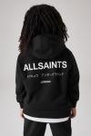 Толстовка оверсайз Underground с капюшоном Smallsaints, черный - фото 2