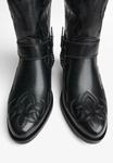 Ботинки Bershka Cowboy/Biker boots, Black - фото 5