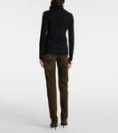 Укороченный шерстяной свитер Chloé, черный - фото 3