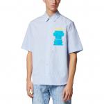 Футболка мужская синяя VERSACE - фото 3