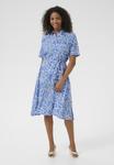Платье Kaffe EMINE PRINTED, Ultramarine W Chalk Print/Blue - фото 2