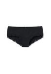 Бикини хипстер чистый хлопок Schiesser, черный - фото