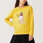 Футболка женская лиловая голубая желтая FILA - фото 4