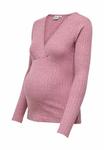 Блуза ONLY MATERNITY CACHE-COEUR , Mesa Rose/Pink - фото 3